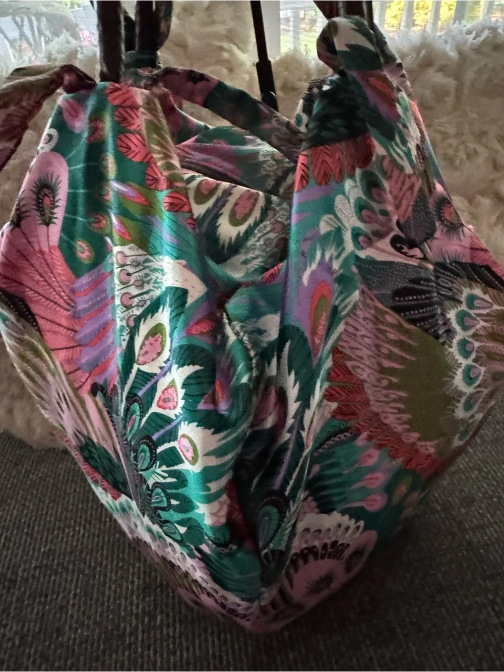 Colorful Floral Satchel